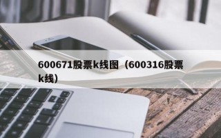 600671股票k线图（600316股票k线）