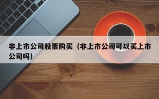 非上市公司股票购买（非上市公司可以买上市公司吗）