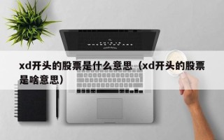 xd开头的股票是什么意思（xd开头的股票是啥意思）