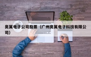 奥翼电子公司股票（广州奥翼电子科技有限公司）