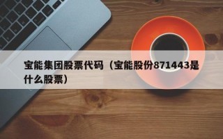 宝能集团股票代码（宝能股份871443是什么股票）