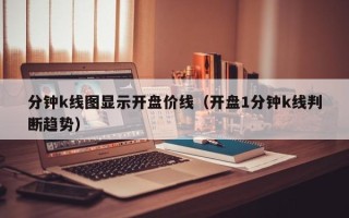 分钟k线图显示开盘价线（开盘1分钟k线判断趋势）