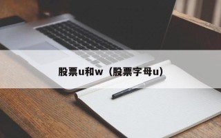 股票u和w（股票字母u）