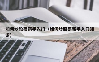 如何炒股票新手入门（如何炒股票新手入门知识）