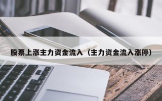 股票上涨主力资金流入（主力资金流入涨停）