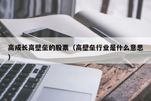 高成长高壁垒的股票（高壁垒行业是什么意思）-第1张图片-股票学习网