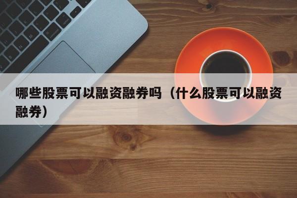 哪些股票可以融资融券吗（什么股票可以融资融券）-第1张图片-股票学习网